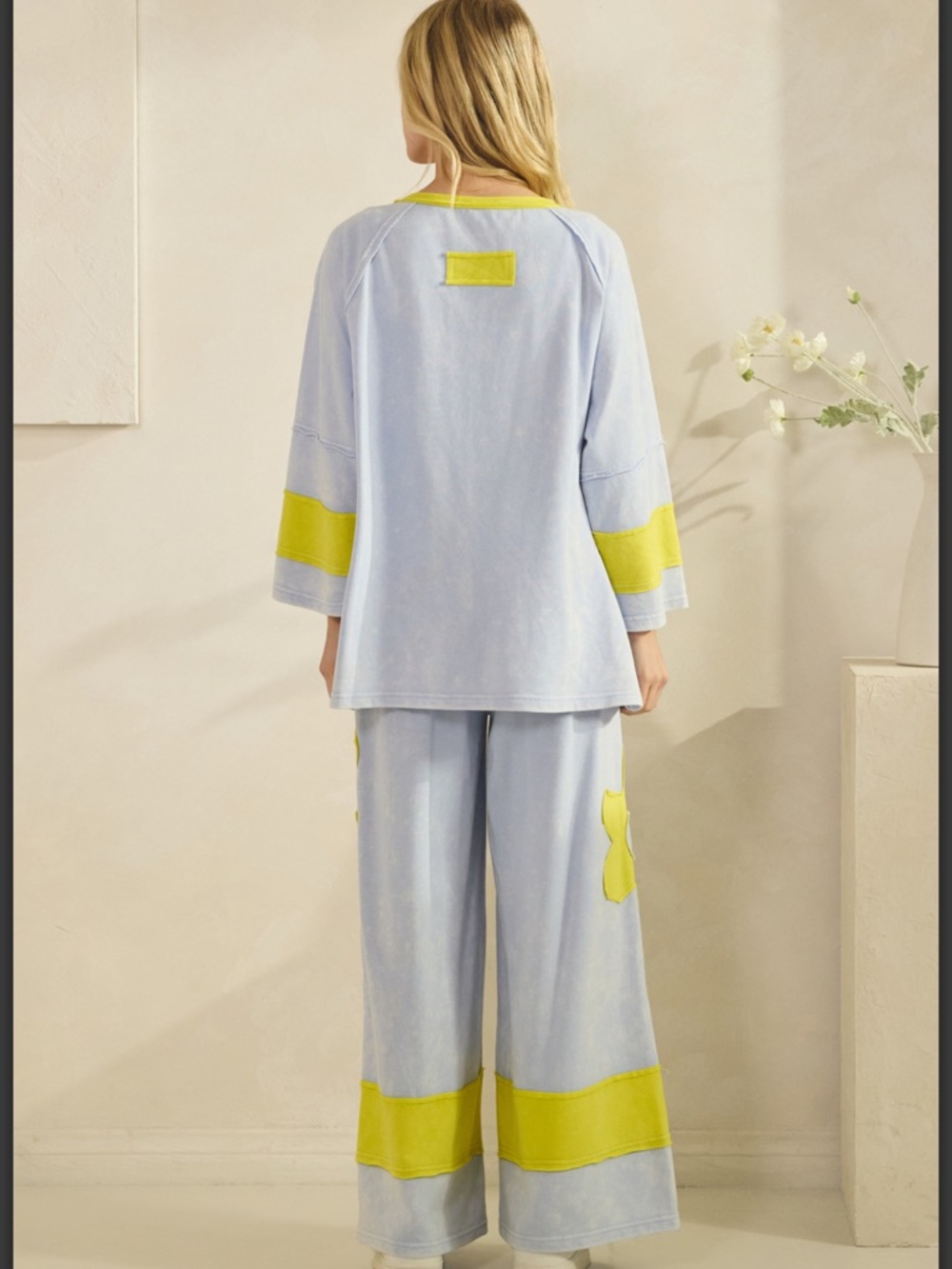 🇺🇸SALE! Sage + Fig 2-piece Wide-Leg lounge set - Picture 5 of 7